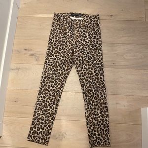 Veronica Beard Debbie Animal Print Skinny Jeans